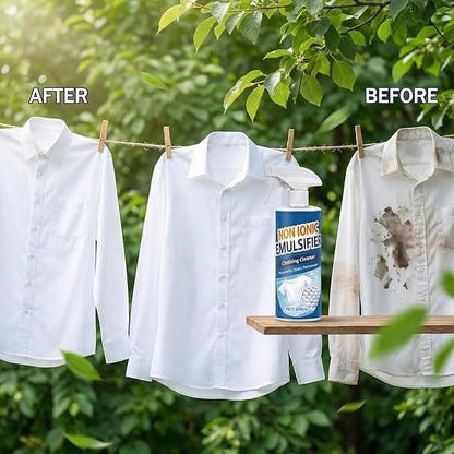 Non Ionic Emulsifier Clothing Cleaner Spray (Buy 1 Get 1 Free)