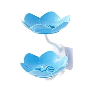 Drain Wall Mounted Double Layer Soap Tray (Random color)