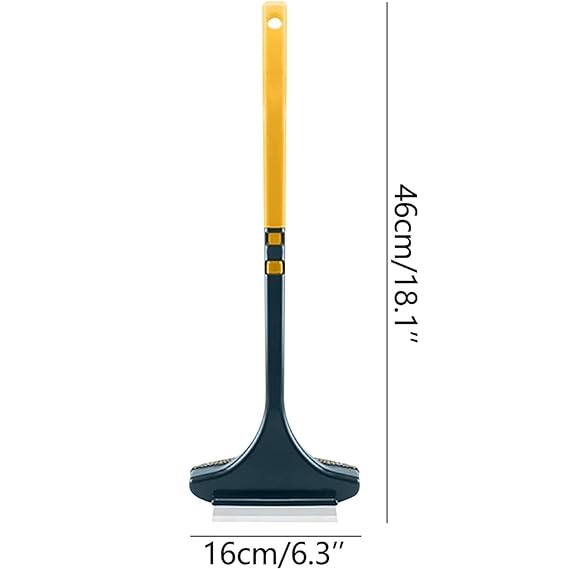 2-in-1 Mesh Cleaning Brush with Squeegee (RANDOM COLOR)