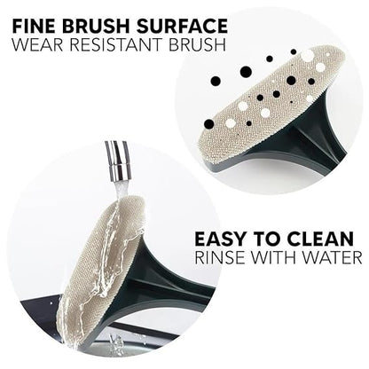 2-in-1 Mesh Cleaning Brush with Squeegee (RANDOM COLOR)