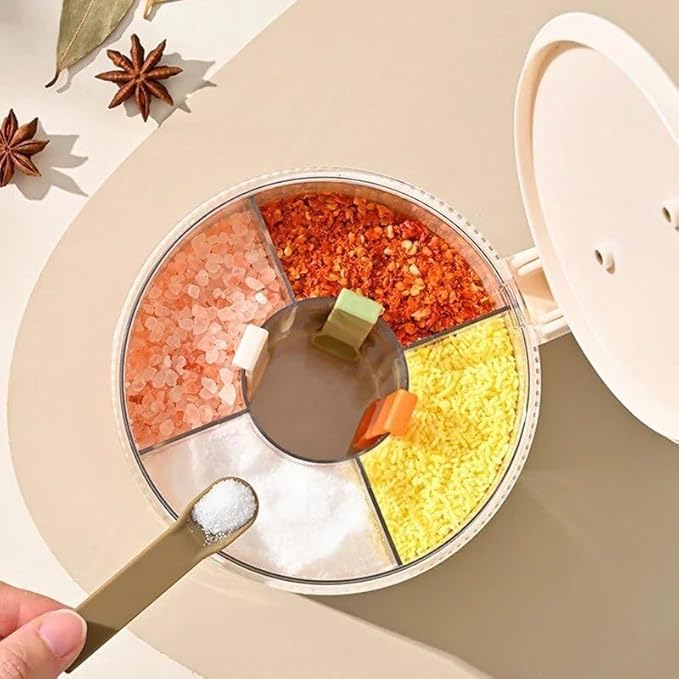 4-in-1 Airtight Spice Storage Box