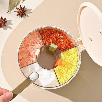 4-in-1 Airtight Spice Storage Box