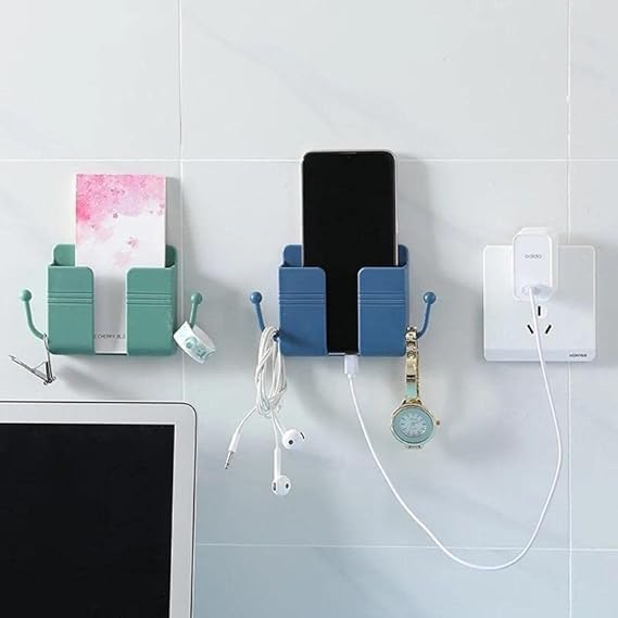 Wall Mount Self-Adhesive Wall Storage Mobile Holder (pack of 2)