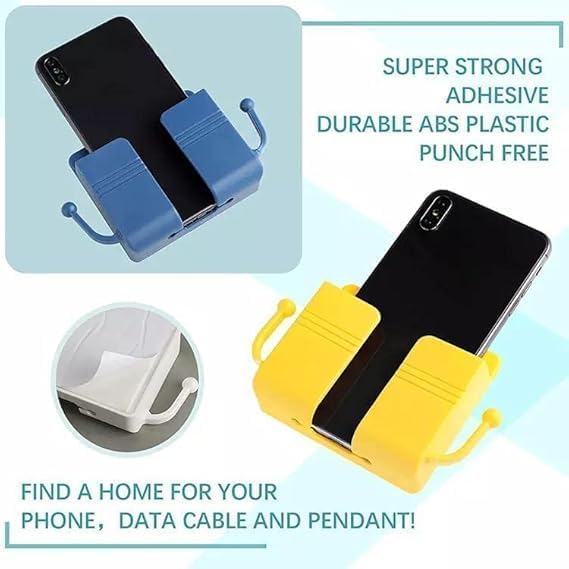 Wall Mount Self-Adhesive Wall Storage Mobile Holder (pack of 2)