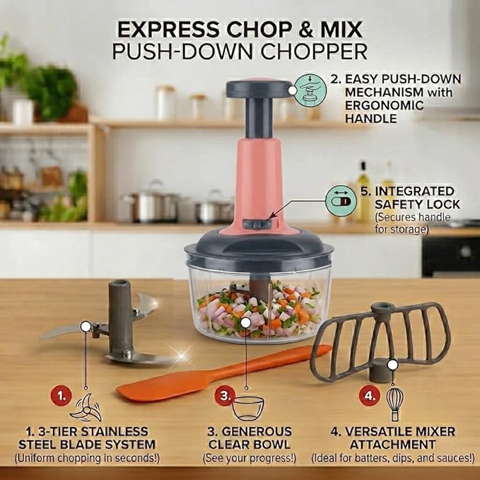 Multi-Purpose Push Chopper