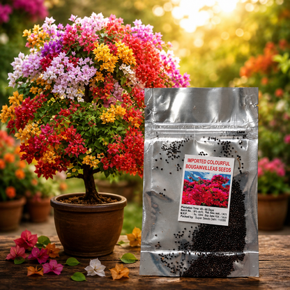 Mix Colour Bougainvillea Flower Seeds For Home Garden Pack of 1