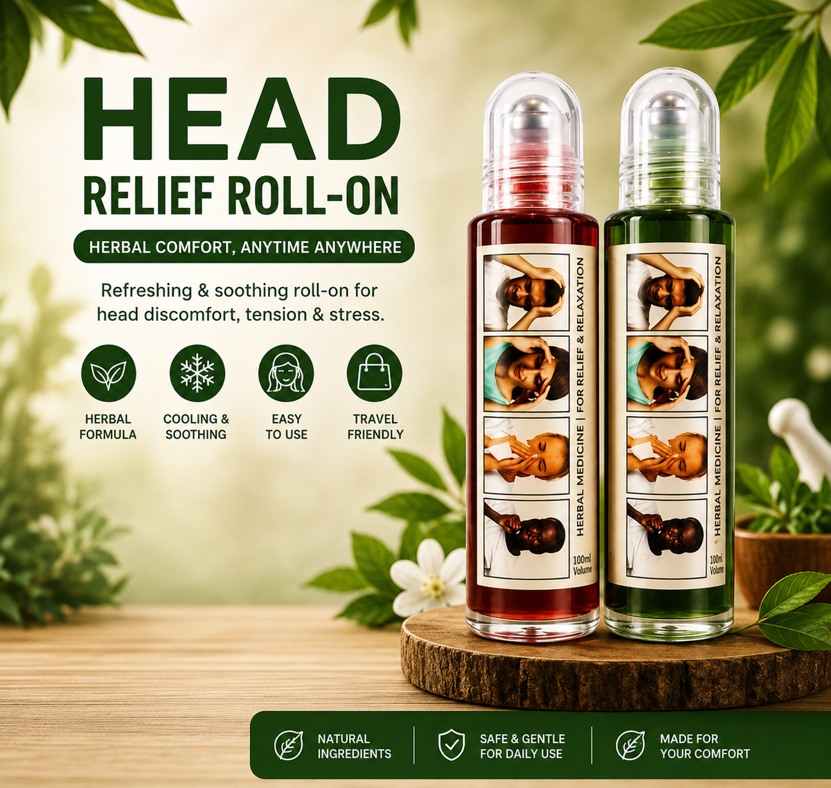 Head Relief Roll-On 15ml Each Pack Of 2
