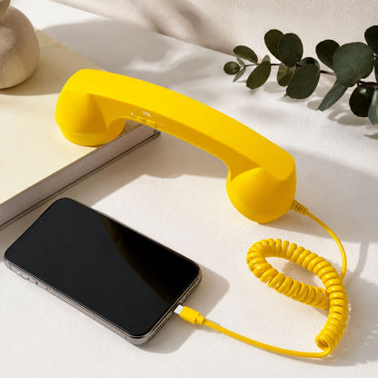 Retro Wired Phone Receiver with Volume Control