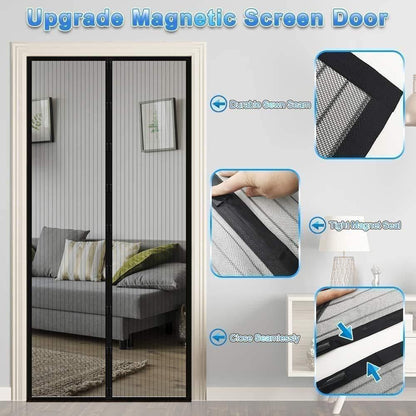 Magnetic Foldable Anti Mosquito Door Curtains for Home Doorways