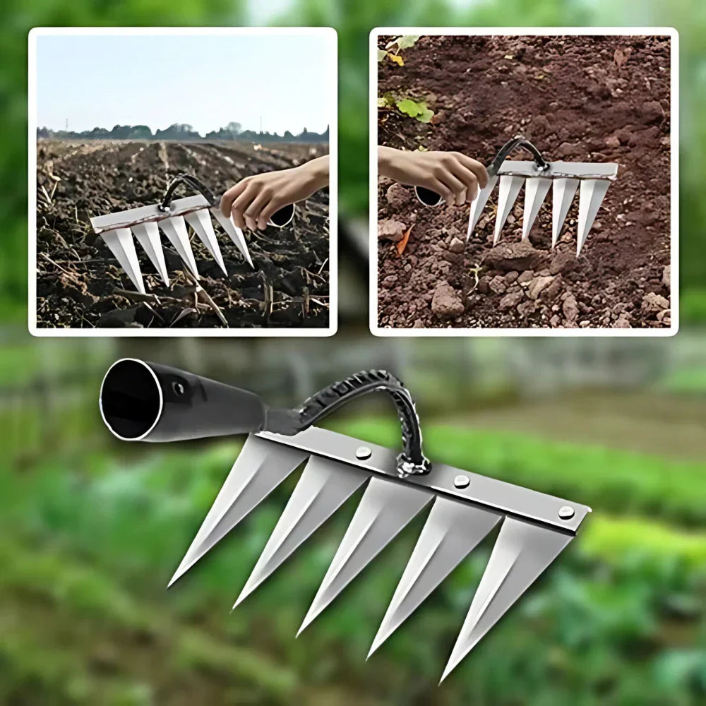 5-Tooth Carbon Steel Weeder