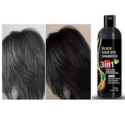 Black hair dye shampoo 3in1 (Buy 1 Get 1 Free)