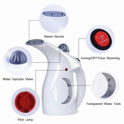 Handheld Garment Steamer Iron Fast Heat-up Portable Family Fabric Steam