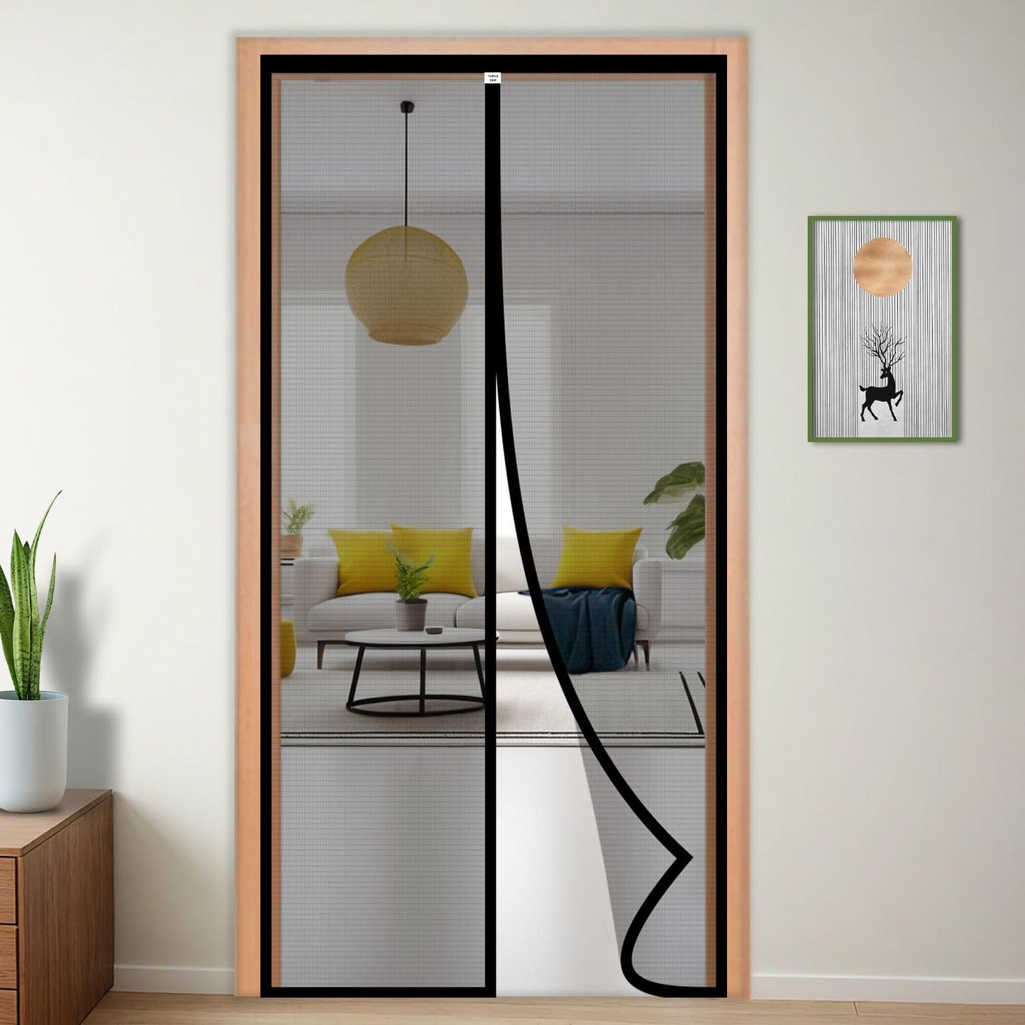 Magnetic Foldable Anti Mosquito Door Curtains for Home Doorways