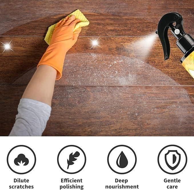 Natural Beeswax Wood Polish Spray (Pack of 2)