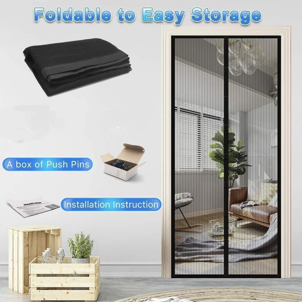 Magnetic Foldable Anti Mosquito Door Curtains for Home Doorways