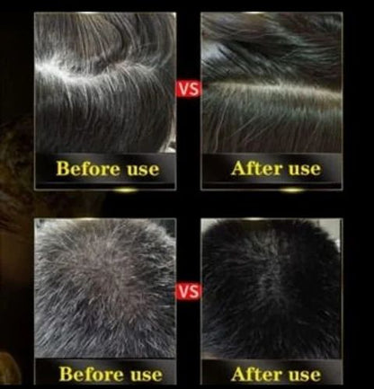 Black hair dye shampoo 3in1 (Buy 1 Get 1 Free)