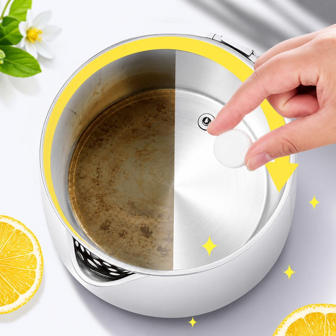 Active Oxygen Descaling Scale Remover,Kitchen Tablets (10 Pcs)