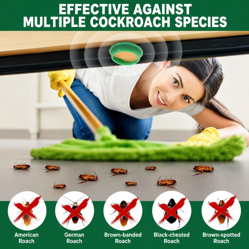 Roach Killer Indoor Infestation, Cockroach Killing Traps Indoor/Outdoor(pack of 24 pcs)