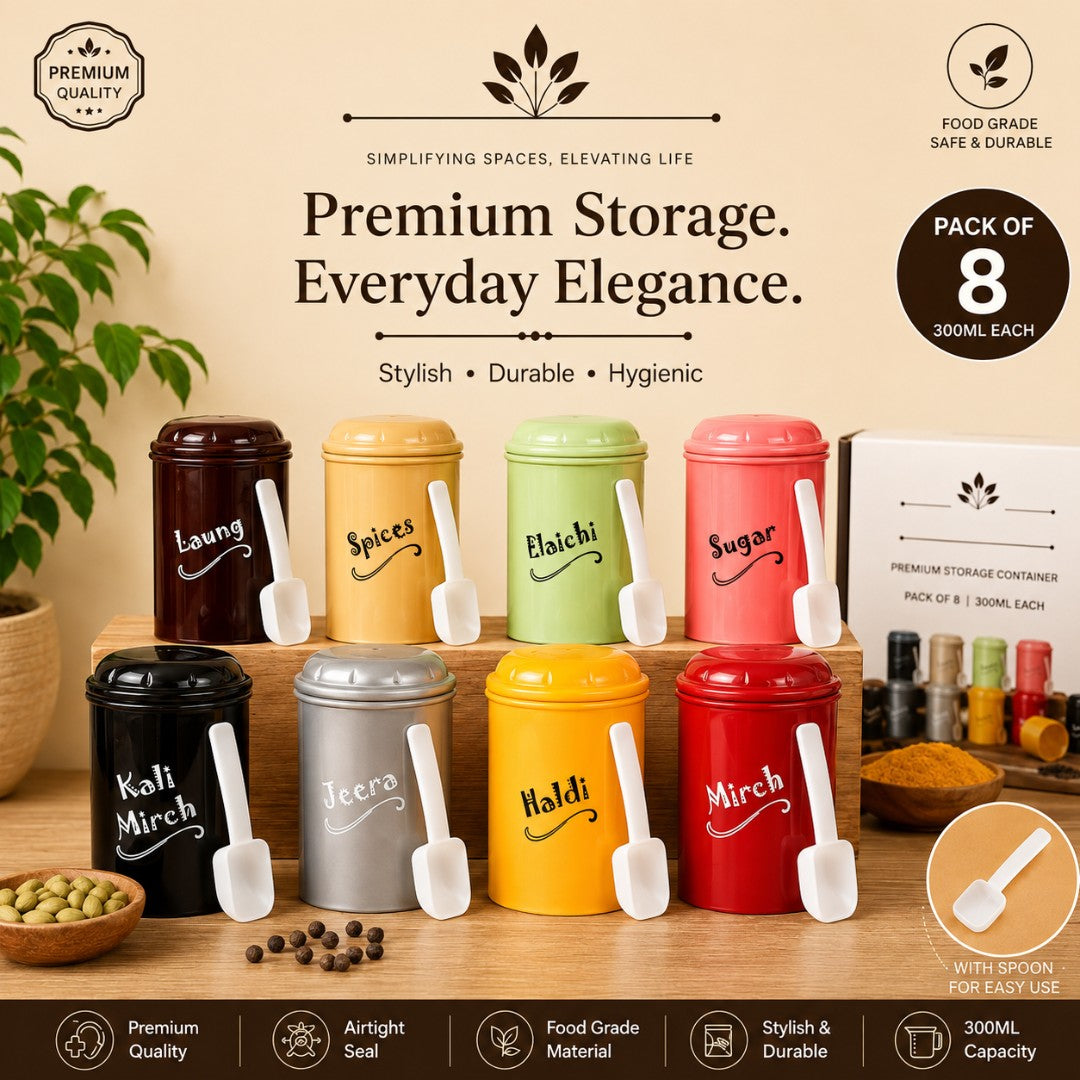 Home Small Airtight Unbreakable Container Boxes 250ml (pack of 8)