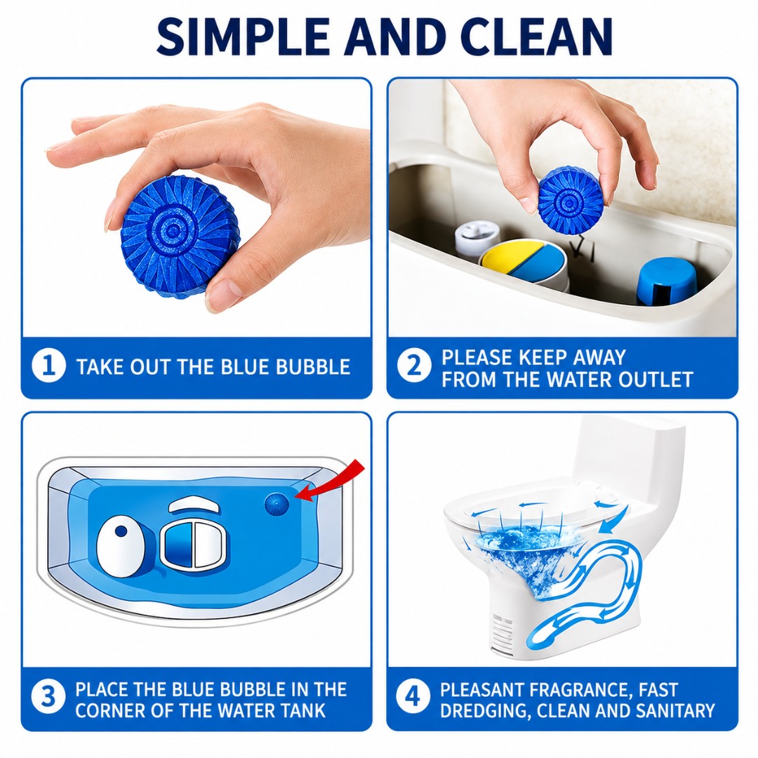 TOILET CLEANING TABLETS PACK OF 10,20,30