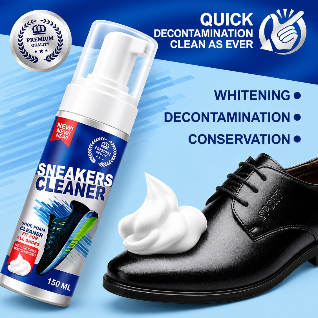 Quick Shoe Cleaning spray with brush