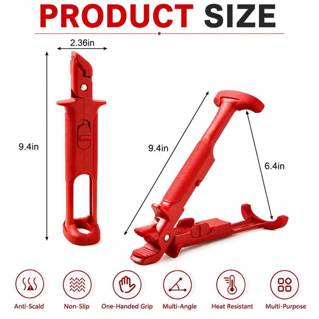 Pot Pan Gripper Tongs Anti Scalding Clip