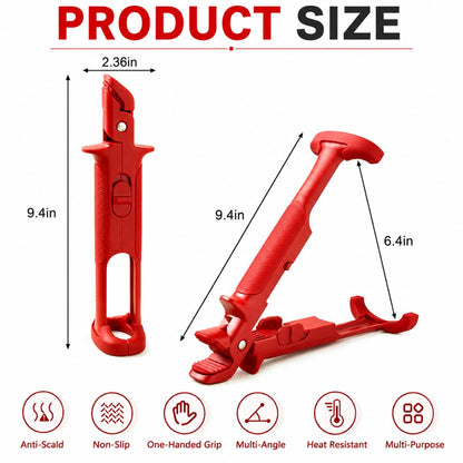 Pot Pan Gripper Tongs Anti Scalding Clip