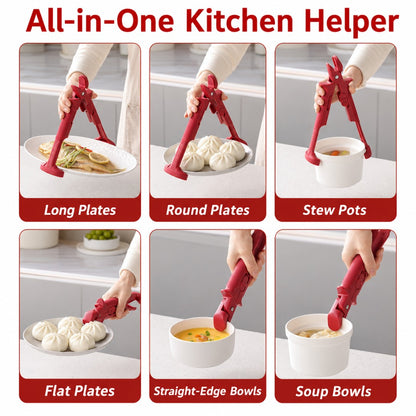 Pot Pan Gripper Tongs Anti Scalding Clip