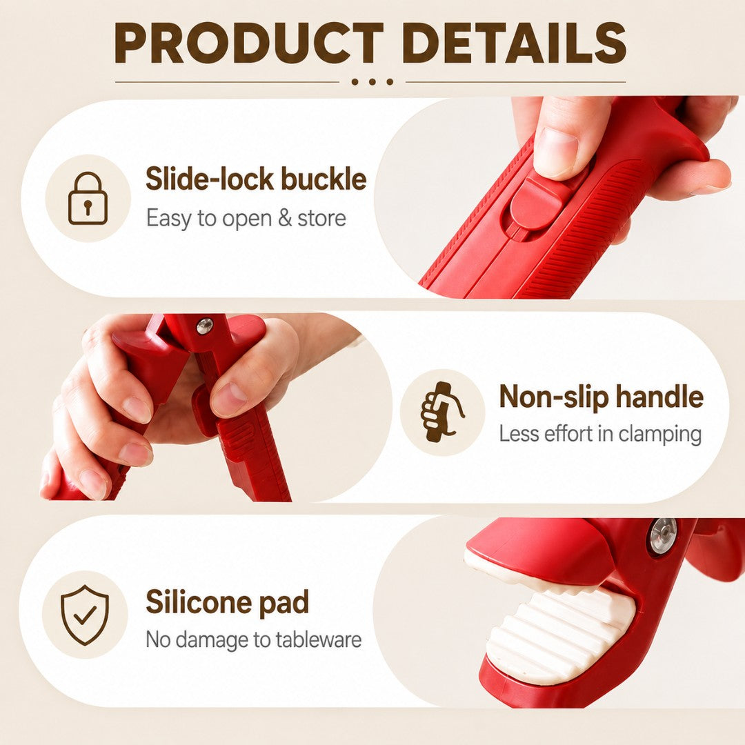 Pot Pan Gripper Tongs Anti Scalding Clip