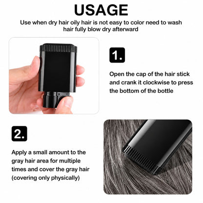 2 in 1 Hair Stick Hair Dye Stick Comb