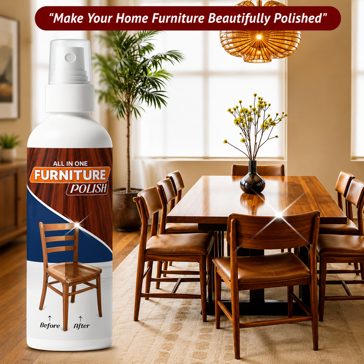 All in One Furniture Polish - Pack of 3