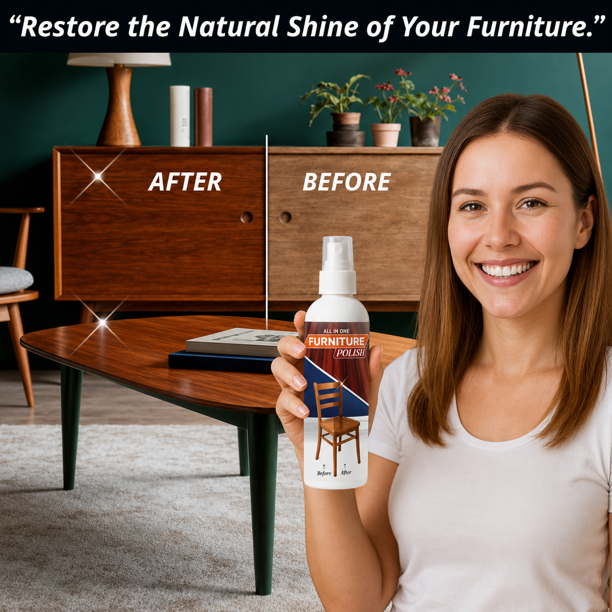 All in One Furniture Polish - Pack of 3