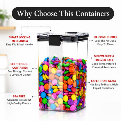 Air Tight Containers for Kitchen Storage Set, Container for Kitchen