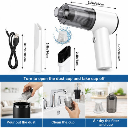 2-in-1 Handheld Vacuum Cleaner