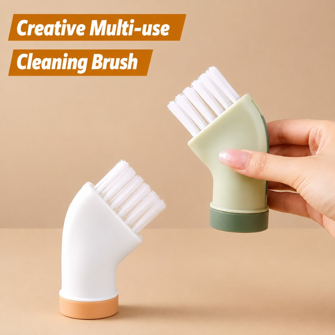 Multi-use Cleaning Brush Assorted Color Bottle Connect - Pack of 2