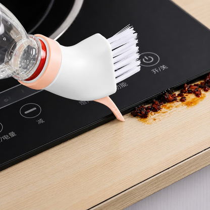Multi-use Cleaning Brush Assorted Color Bottle Connect - Pack of 2