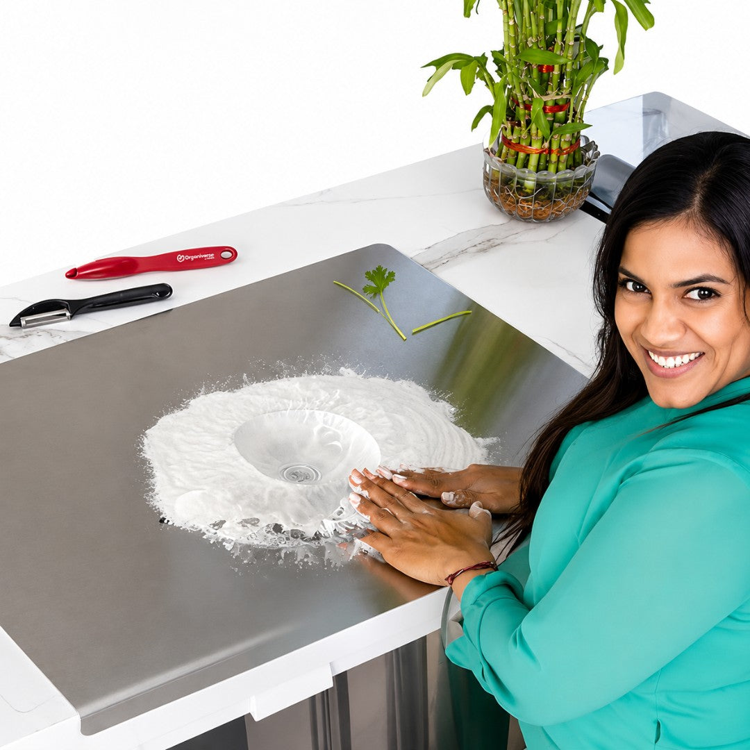 Stainless Steel Chopping Board (Size 35x31cm)