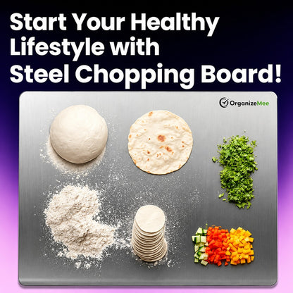 Stainless Steel Chopping Board (Size 35x31cm)