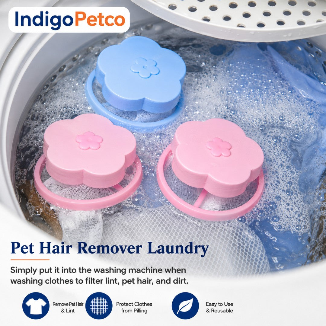 Washing Machine Floating Lint Mesh Bag - Pack of 3