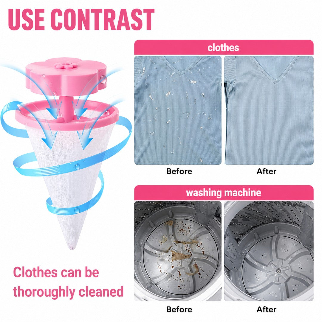 Washing Machine Floating Lint Mesh Bag - Pack of 3