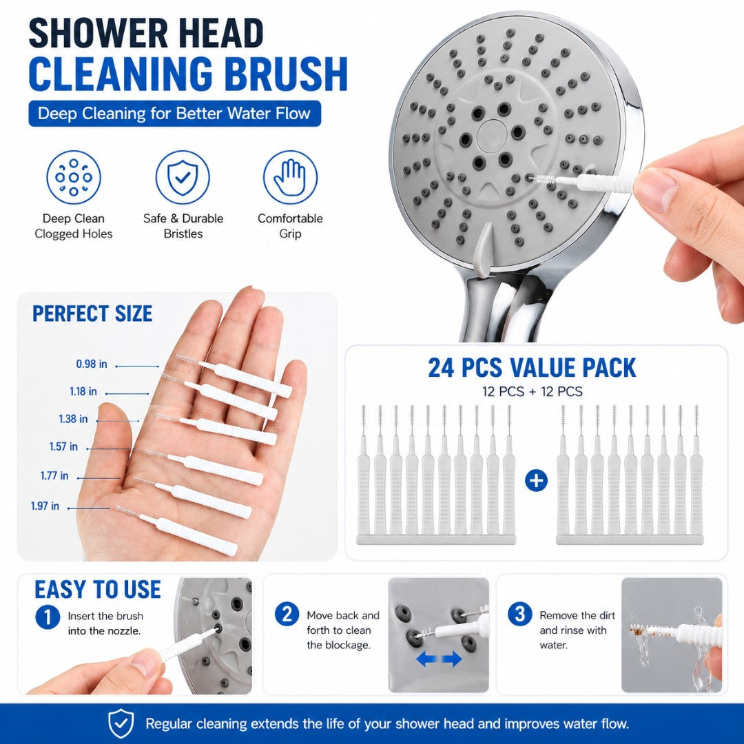 Multifunctional Gap Hole Anti-clogging Cleaning Brush - Pack of 20