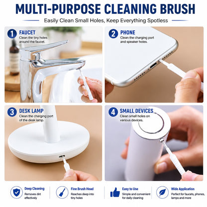 Multifunctional Gap Hole Anti-clogging Cleaning Brush - Pack of 20