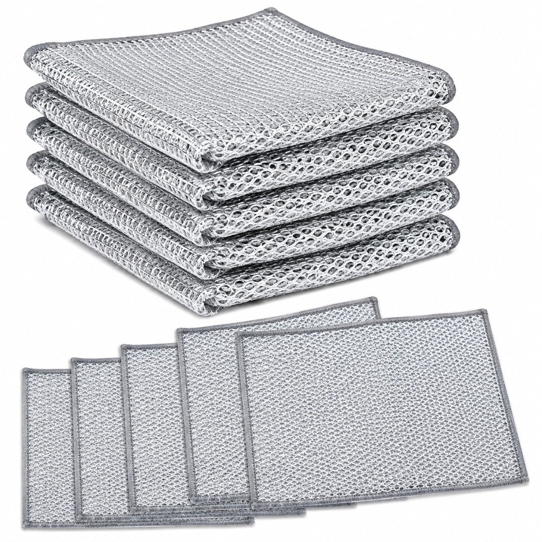 Multifunctional Non-scratch Wire Dishcloth - Pack of 5