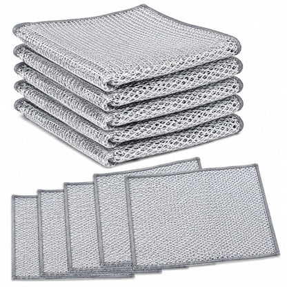Multifunctional Non-scratch Wire Dishcloth - Pack of 5