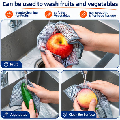Multifunctional Non-scratch Wire Dishcloth - Pack of 5