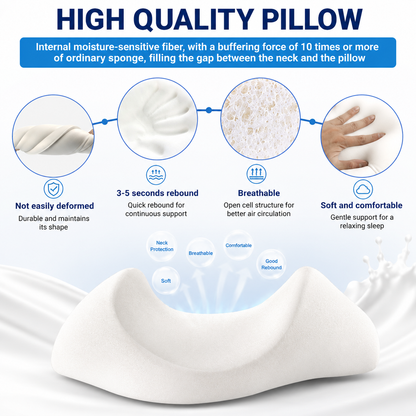 Foam Pillow for Neck Pain Relief