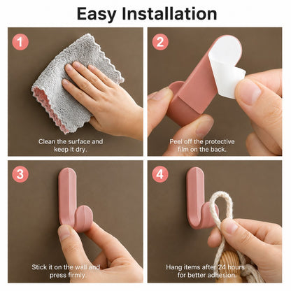 Adhesive Hooks ( Pack of 5)