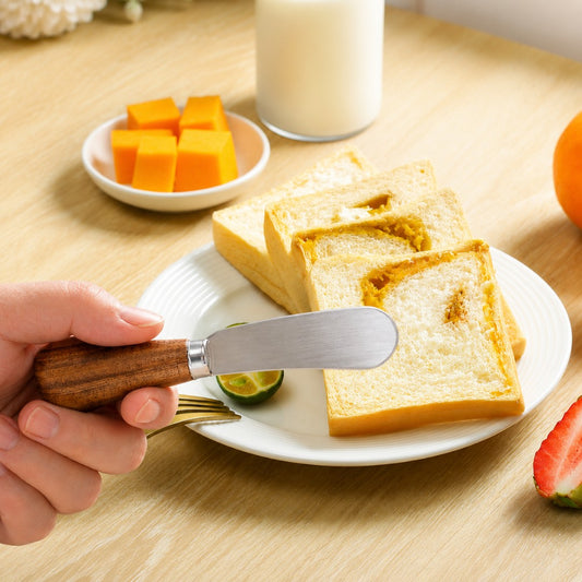 Mini Wooden Handle Butter Knife - Pack of 2