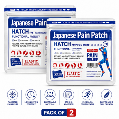 Japanese Pain Relief Patch Pack Of 1 (10 patches)