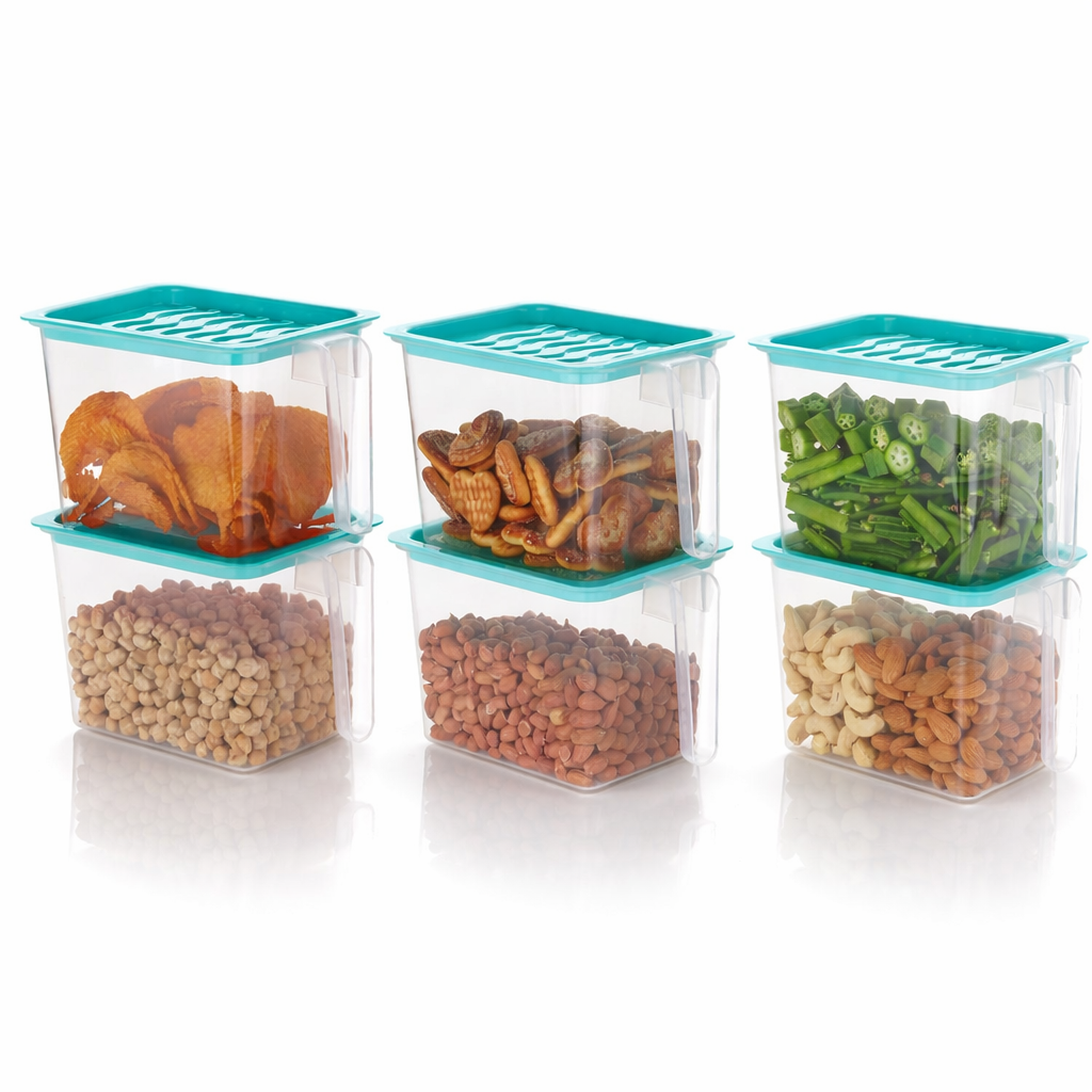 Fridge Storage Containers - Pack of 6
